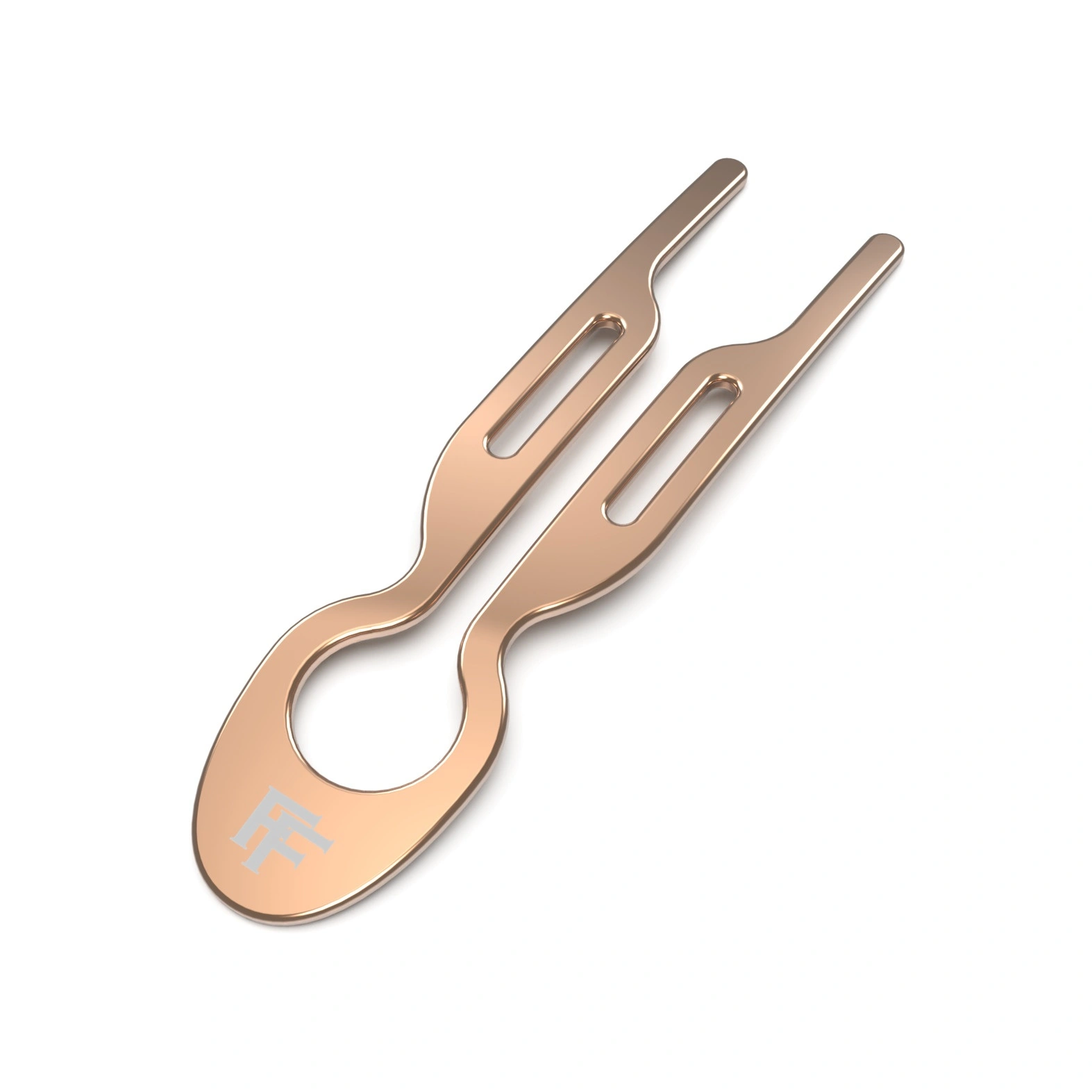 Заколка металлическая Розовое золото Rose Gold Hairpin №1 купить в VISAGEHALL