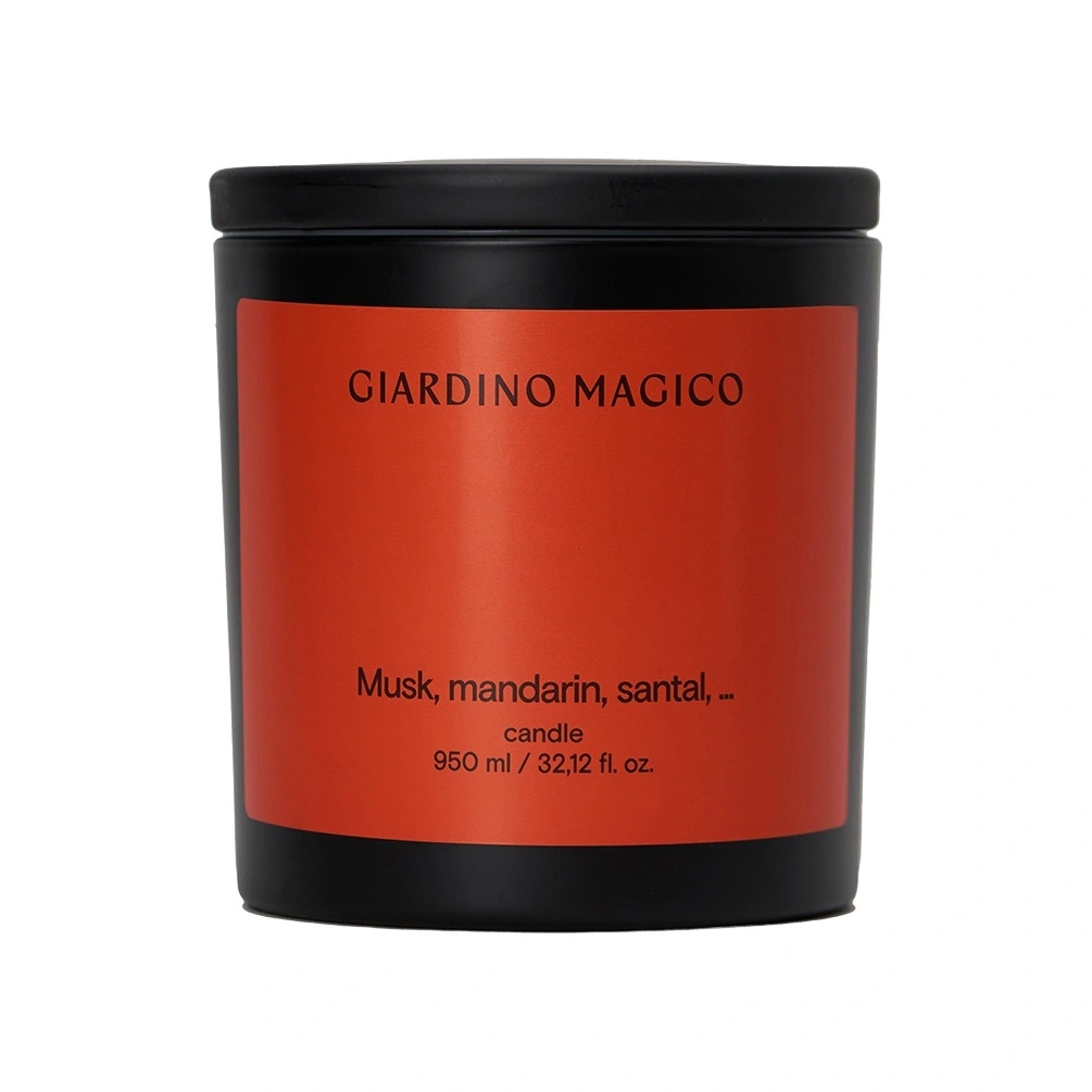 Свеча парфюмерная Musk, mandarin, santal