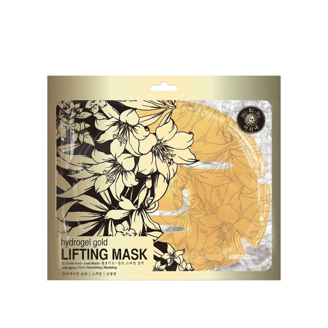 Маска-лифтинг для лица гидрогелевая Коллоидное золото и муцин улитки