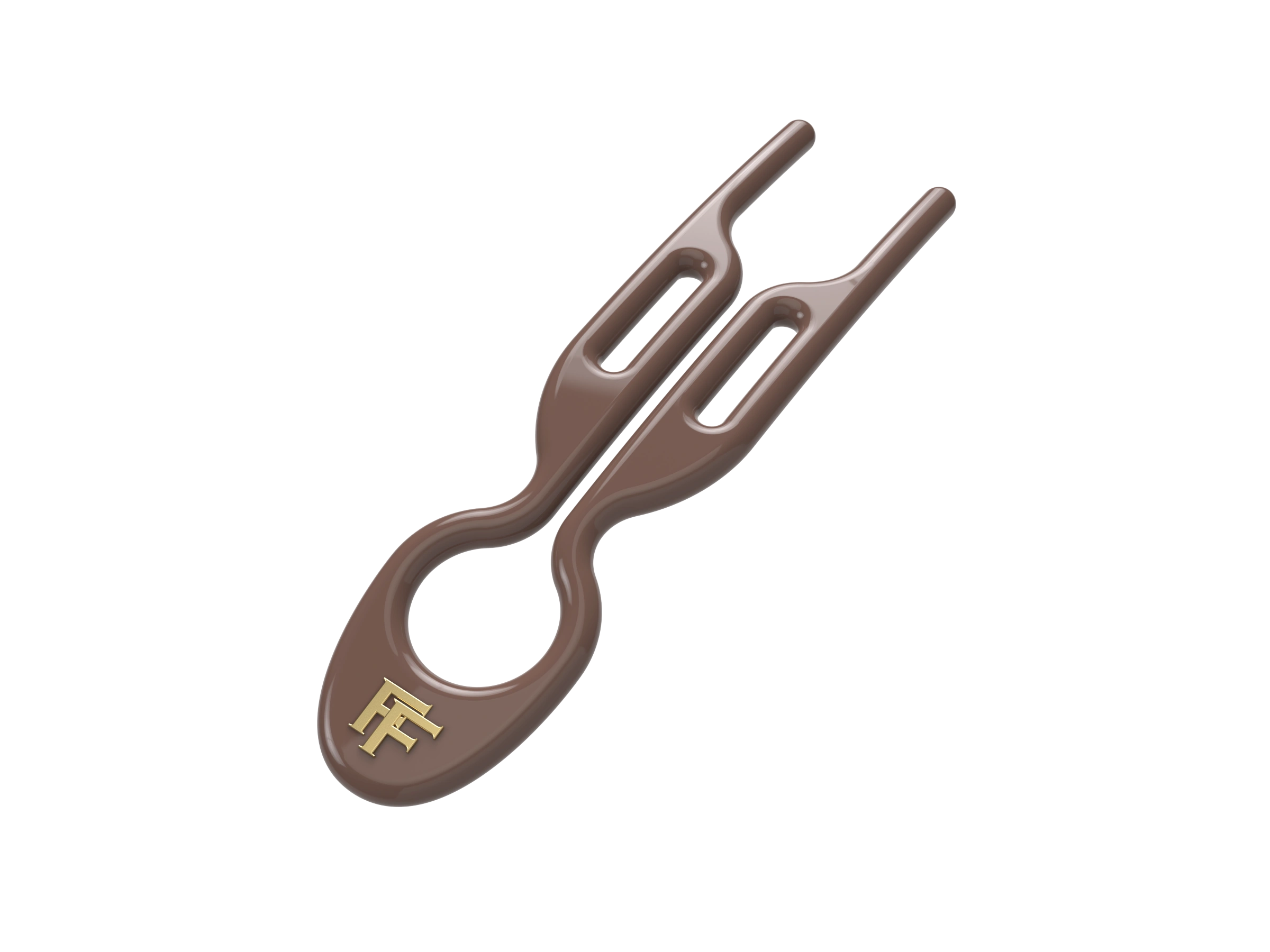 Набор заколок Мокачино / Молочный / Карамельный Hairpin №1 купить в VISAGEHALL