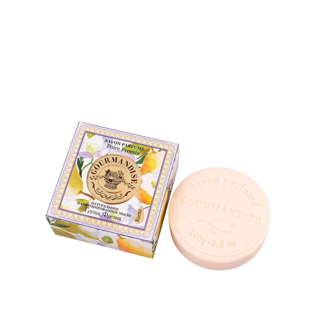 Мыло натуральное Груша и Фрезия 