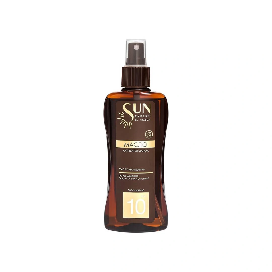 Масло-активатор загара SPF10 Sun Expert