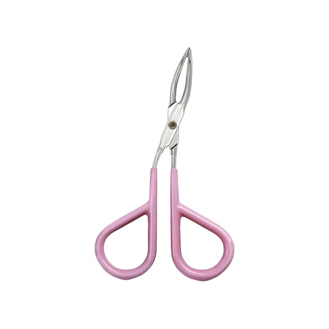 Пинцет-ножницы для бровей со скошенными кончиками 