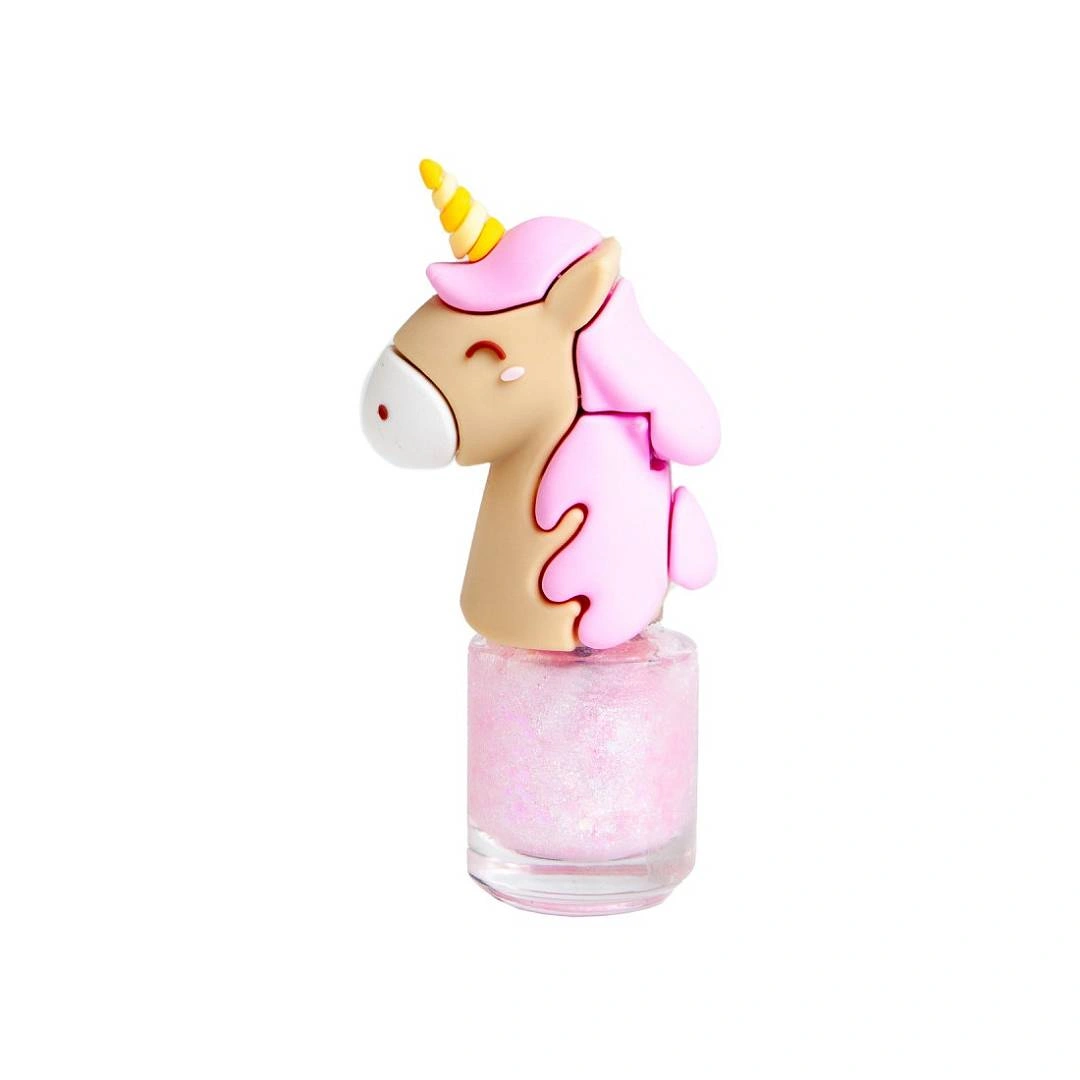 Лак для ногтей розовый Единорог