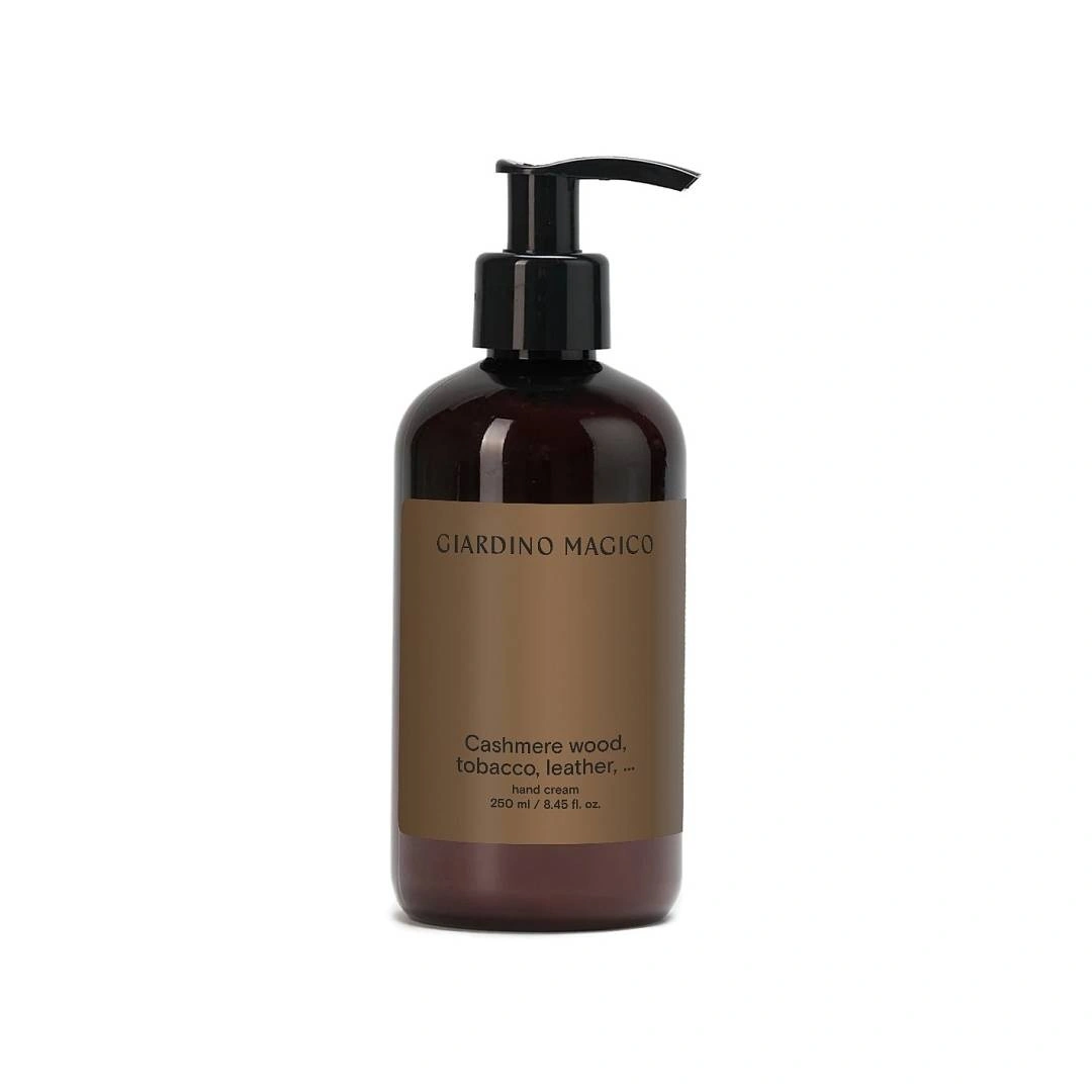 Крем для рук питательный Cashmere wood, tobacco, leather 